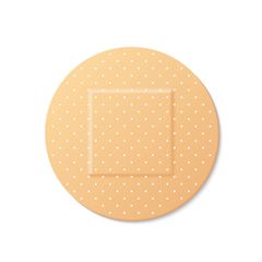 Round Washproof Spot Plasters (Diameter 2.5cm) x 100 | MidMeds