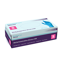 PracticeCare Accelerator Free Blue Nitrile Gloves