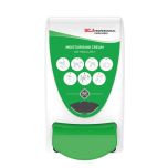 SCJ Cutan 1 Litre Wall Mount Dispenser - Green (for Moisturiser)