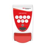 SCJ Cutan 1 Litre Wall Mount Dispenser - Red (for Hand Sanitiser)